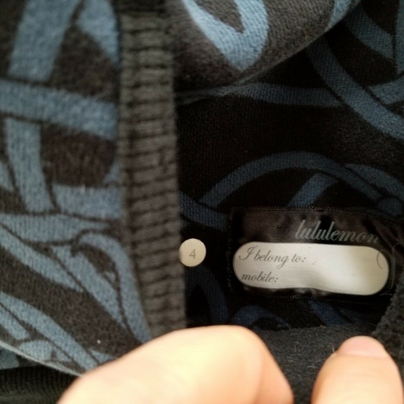 🧘♀️LULULEMON Scuba Celtic Knot Hoodie Hooded Jacket Sweatshirt sz 4 Rare - Picture 3 of 6